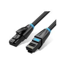 Патч-корд 1м, UTP cat 7 RJ-45 black Vention (IBKBF)