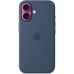 Чохол до мобільного телефона Apple iPhone16 Silicone Case with MagSafe - Denim (MYY23ZM/A)