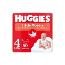 Підгузки Huggies Little Movers 4 (7-18 кг) Jumbo 50 шт (5029053567587)