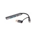Концентратор Dynamode USB Type-C + USB-A to 1хUSB-C 3.0 1хUSB-A 3.0 2xUSB-A 2.0 dark grey (DM-UH-314AC)