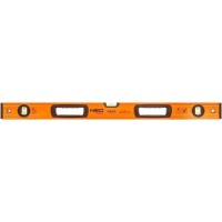 Рівень Neo Tools S 400 алюмінієвий, 80 см, 3 капсули, 2 отвори для рук (71-143)