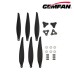 Пропелер для дрона Gemfan F1510 Folding 3 Blade Glass Fiber Nylon - Black 1CW + 1CCW (PMGNF1510-3A2)