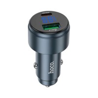 Зарядний пристрій HOCO HOCO Z57B Glorious 63W dual-port display USB-C PD45W + USB QC3.0 Metal Gray (6942007633161)