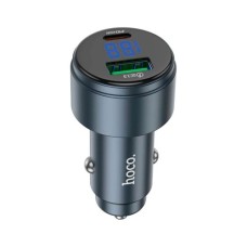 Зарядний пристрій HOCO HOCO Z57B Glorious 63W dual-port display USB-C PD45W + USB QC3.0 Metal Gray (6942007633161)