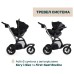 Коляска Chicco 2 в 1 Activ3 New Сіра (2900990887156) (87154.54.01)