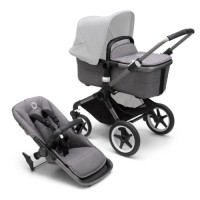 Коляска Bugaboo 2 в 1 Fox 3 без капюшона (Graphite/Grey Melange) (2306010041)