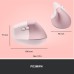 Мишка Logitech Lift Vertical Ergonomic Wireless/Bluetooth Rose (910-006478)