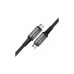 Дата кабель USB-C to USB-C 1.0m USB 4.0 240W audio/video black-grey Acefast (6974316282631)