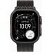 Смарт-годинник Apple Watch Ultra 3 GPS + Cellular 49mm Black Titanium Case with Black Titanium Milanese Loop - Large (MF1T4QP/A)