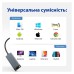 Перехідник USB 3.0 AM to RJ45 Ethernet 1000Mbps Dynamode (DM-AD-GLAN)