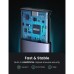 Кишеня зовнішня Ugreen USB-C to M.2 B-Key/M+B Key SSD 5Gbps SATA 3.0 aluminum 0.5m (10903)