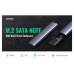 Кишеня зовнішня Ugreen USB-C to M.2 B-Key/M+B Key SSD 5Gbps SATA 3.0 aluminum 0.5m (10903)
