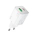 Зарядний пристрій HOCO N41 Almighty 1xUSB-C PD20W + 1xUSB QC3.0 White (6942007617031)