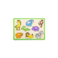 Розвиваюча іграшка Viga Toys Дикі тварини (50019)