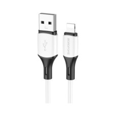 Дата кабель USB 2.0 AM to Lightning 1.0m 3A White BOROFONE (BX79LW)