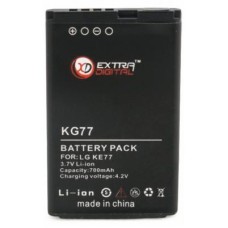 Акумуляторна батарея для телефону Extradigital LG KG77 (700 mAh) (DV00DV6058)