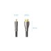 Кабель мультимедійний HDMI M to HDMI M 15.0m V2.0 4K60Hz braided zinc alloy black Vention (ALMBN)