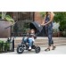 Дитячий велосипед QPlay Rito Rubber Black складаний триколісний (S380-10BlackRubber)