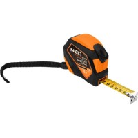 Рулетка Neo Tools 5мx19мм, з фіксатором змотування, магніт (67-232)