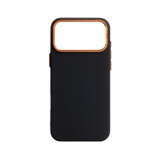 Чохол до мобільного телефона Armorstandart LikeCarbon2 SE MagCase Apple iPhone 17 Pro Max Kevlar Black Orange (ARM89165)