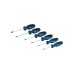 Набір викруток Bosch Torx 6шт, T10х75, T15х75, T20x100, T25x100, T30x125, T40x125 мм (1.600.A01.V09)