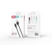 Дата кабель USB 2.0 AM to USB-C 1.0m 2.4A black XO (NB156-TC-1-BK)