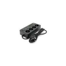 Мережевий фільтр живлення Voltronic G13H, 3000W, 4 роз, 4USB 3,2А, 2 Type-C, 2м Black (YT-G13H)