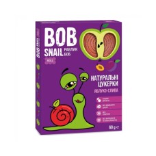 Цукерка Bob Snail Равлик Боб Яблучно-Слива 60 г (1740417)