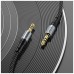 Кабель мультимедійний 3.5mm M to 3.5mm M 1.0m Black HOCO (6942007608800)