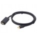 Кабель мультимедійний miniDisplayPort to HDMI 1.8m Cablexpert (CC-mDP-HDMI-6)