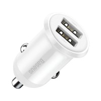 Зарядний пристрій Baseus 2xUSB 24W Grain Pro (CCALLP-02)