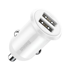 Зарядний пристрій Baseus 2xUSB 24W Grain Pro (CCALLP-02)