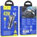 Зарядний пристрій HOCO NZ8 charger set (C to C) USB-A/Type-C Blue (6931474782779)