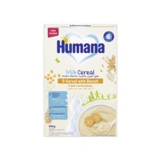 Дитяча каша Humana MC 5 Cereal with Biscuit молочна від 6 місяців 200 г (4251099603016)