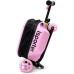 Самокат iSporter Travel 2в1 з валізою рожевий (K3_Pink)