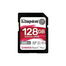 Карта пам'яті Kingston 128GB SDXC class 10 UHS-II U3 Canvas React Plus (SDR2V6/128GB)