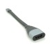 Перехідник USB-C to HDMI F 0.18m black-gray Voltronic (Type-C(M)/HDMI(F)flat18cm)