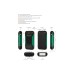 Батарея універсальна AURA NRG-30SE ARM SOLAR 30000mAh Wireless charging Green (PBANRG30SEG)