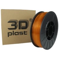Пластик для 3D-принтера 3Dplast PETG 1.75мм, 0.85кг, transparent orange (3DPTG17508CNG)