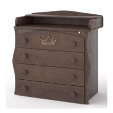 Комод-пеленатор Angelo Корона (горіх) 90х51х90 (19008)