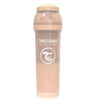Пляшечка для годування Twistshake антиколькова 330 мл, бежева (69874/78265)