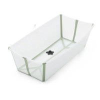 Ванночка Stokke Flexi Bath XL Складна Прозора Зелена (535904)