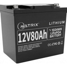 Батарея LiFePo4 Matrix 12.8V-80Ah 1024kWh (MLR 1280)