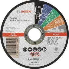 Круг відрізний Bosch Multi Construction прямий 125х1.6мм (2.608.602.383)