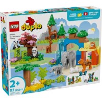 Конструктор LEGO DUPLO Town Сімейства диких тварин 3-в-1 (10446)