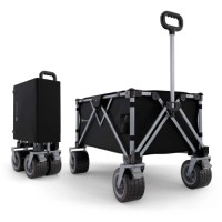 Коляска Kinderkraft Rollster Mystic складная туристическая тележка Black (KSROLL00BLK0000) (5902533928736)