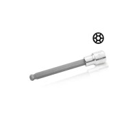 Торцева головка Toptul шестигранник HEX 8 мм 140мм 1/2" з кулею (BCSA1608)