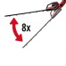 Кущоріз Einhell GP-HH 18/50 Li T BL-Solo, телескопічний, 18V, 500mm (без АКБ та ЗП) (3410972)