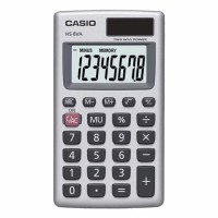 Калькулятор Casio HS-8VA-W-E, сріблястий (CALC-CAS-HS-8VA-W-EP)