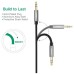 Кабель мультимедійний 3.5mm M to 3.5mm M 2.0m AV119 black Ugreen (10735)